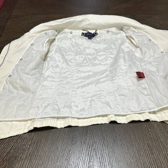 Seven 7 white/cream, long sleeve jacket with quilted‎ removable lining, Size S - Picture 11 of 16